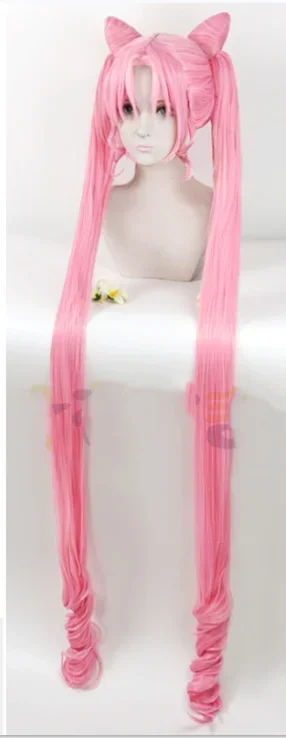 New Sailor Chibiusa Small Lady Serenity Black Lady Wig For Party Game Costume Accessories Props