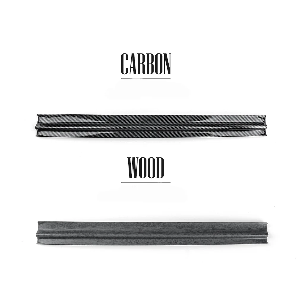 Car Interior Refit Dashboard Vent Cover Single Row Air Outlet Trim Strip Anti-scratch ABS Decor Accessories For KIA Carnival KA4