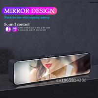 Music Alarm Digital LED Clock Temperature Date Display Desktop Control Decoration Voice 2400mAh Clocks Table Mirror Home Battery