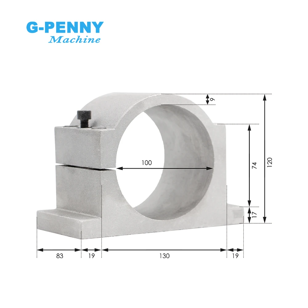 G-PENNY 3.2kw Water Cooled Spindle Kit 3kw Bullet Type Waterproof 4 pcs Ceramic Ball Bearings & Frequency Drive & Bracket & Pump