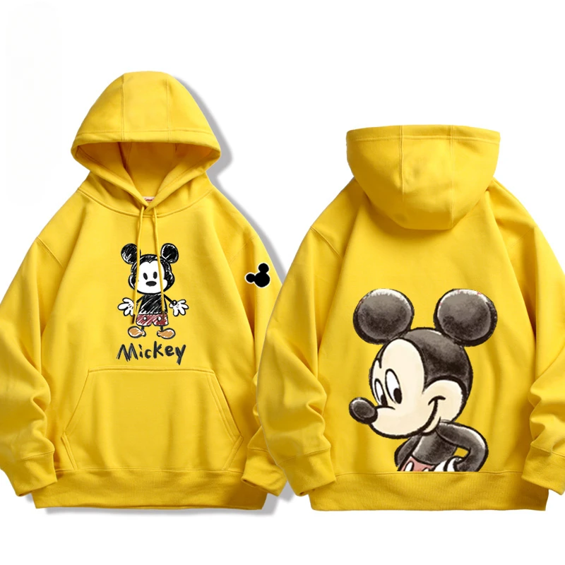 Spring and Autumn season cute  Minnie and Mickey Co branded peripheral  Women's hoodie Couple's clothing for Men and Women