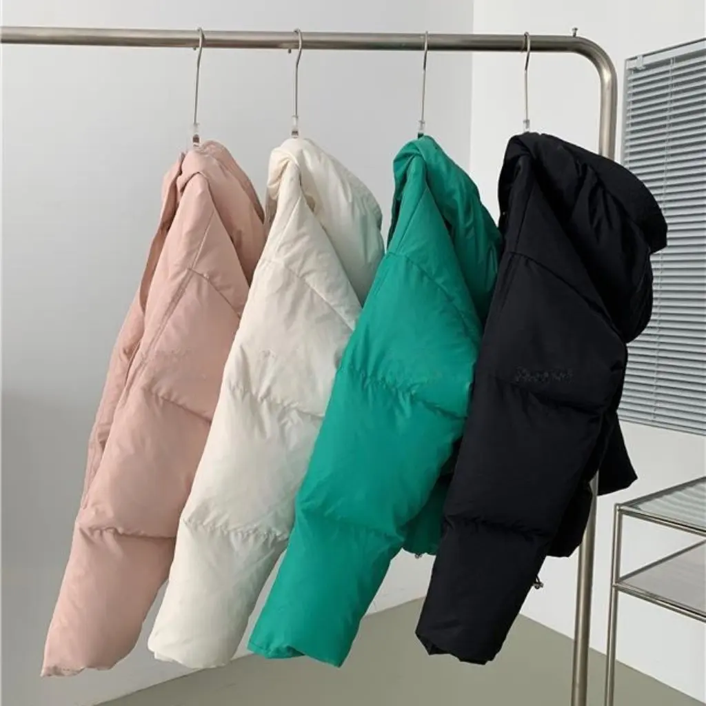 

Seriously Sells Winter Style Hooded Jacket for Small Students Sweet Cute Female Cream Croissant Milk Fufu Short Cotton Clothing