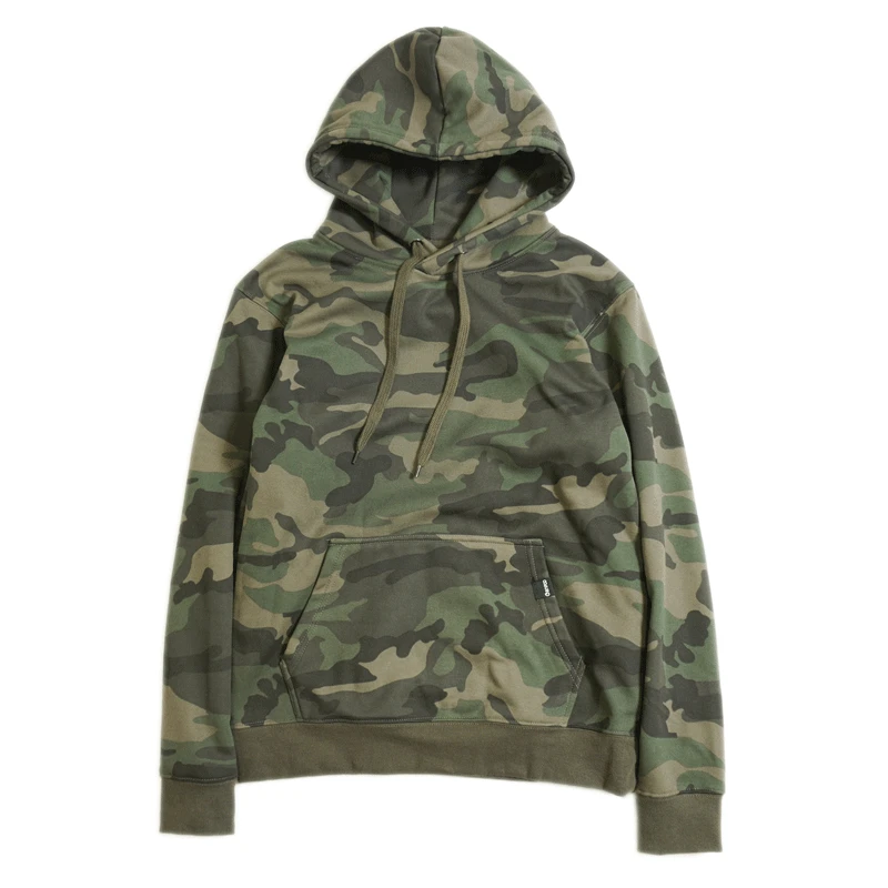 Autumn New Men's Casual Outerwear Camouflage Hooded Body-Fitting Sweater Vintage Style Cardigan Fashion Knitted Jacket