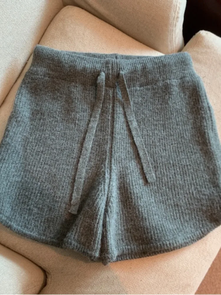 ay Gestrickte Thiened Winter Ort Hosen Damen Spor Hohe Taille A-Linie Boot Cut Boting Strumpfhosen Ci Walk Casual Hosen