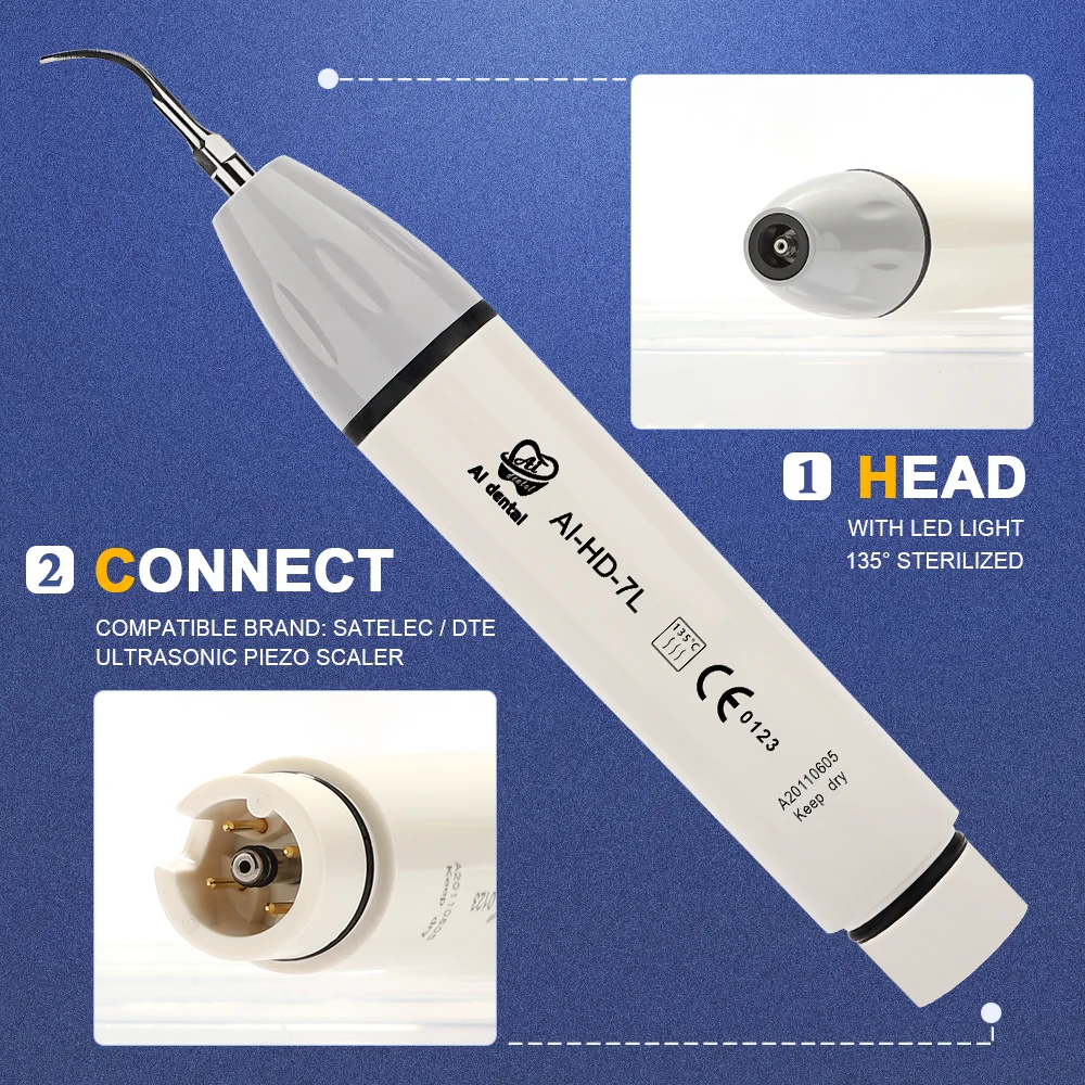 Oral Hygiene Dental Care Ultrasonic Piezo Air Scaler Handpiece Drill Teeth Whitening Medical Supply Consumables Products