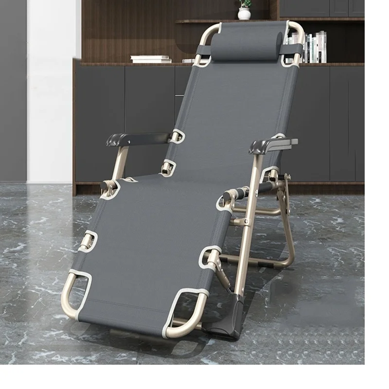 

Stable Household Goods Folding Lounge Chair For Sitting Or Lying Down, Home Nap Chair, Leisure Outdoor Backrest, Beach Chair