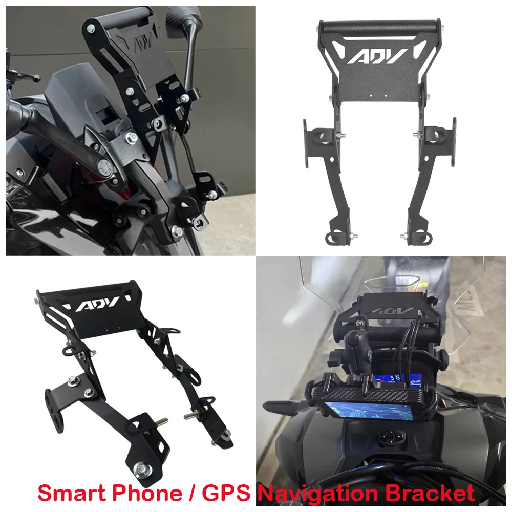 

Fits for Honda ADV 160 ABS ADV160 ADV-160 2023 2024 2025 Motorcycle 22MM Smart Phone And GPS Navigation Adapt Holder Bracket