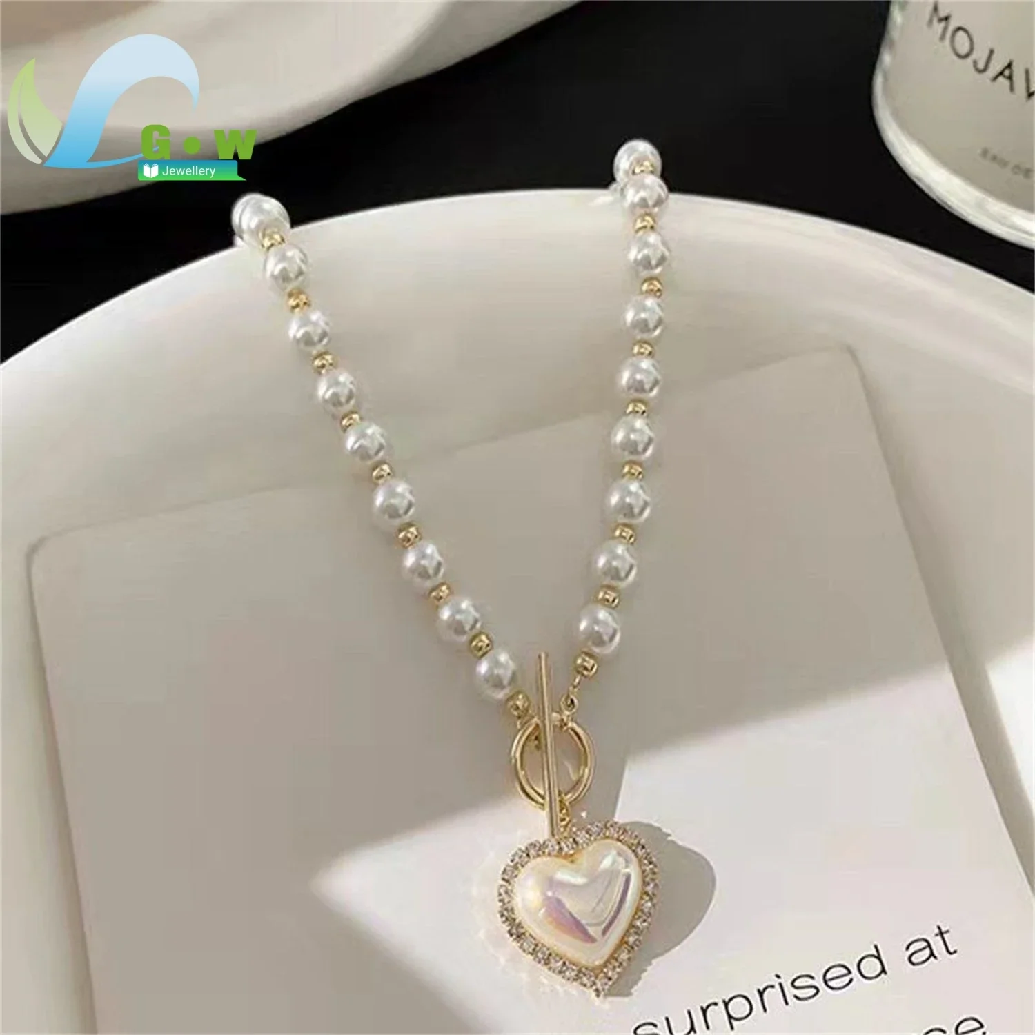 Unique Niche Design Imitation Pearl Bow Collar Chain for Formal Wear Women Accessory New Style Luxury Hot Sale Best Seller