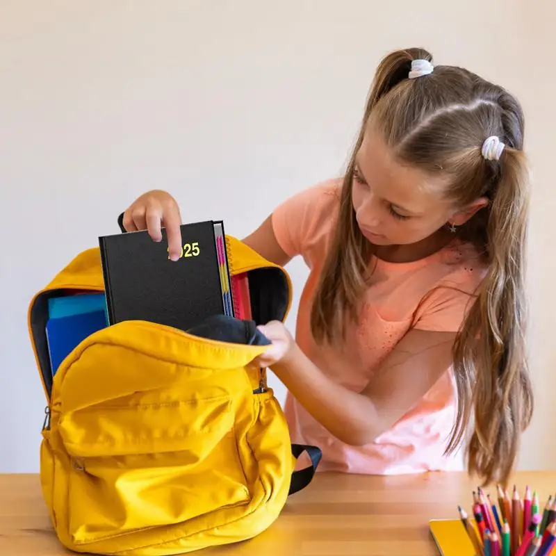 مخطط تنفيذي بغلاف مقوى مقاوم للماء ، دفتر تقويم يومي ، غلاف دفتر يوميات ، ورق سميك ، A5 ،