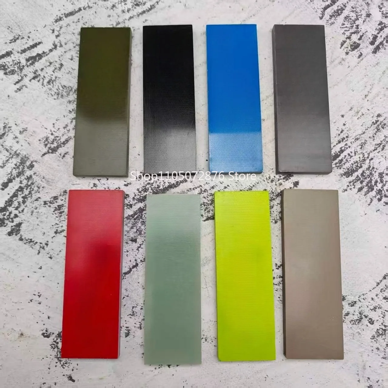 2 Pieces Multi-colors Composite G10 Knife Handle Material Patch Material DIY Handmade Knife Handle Making Material 160X40X8MM