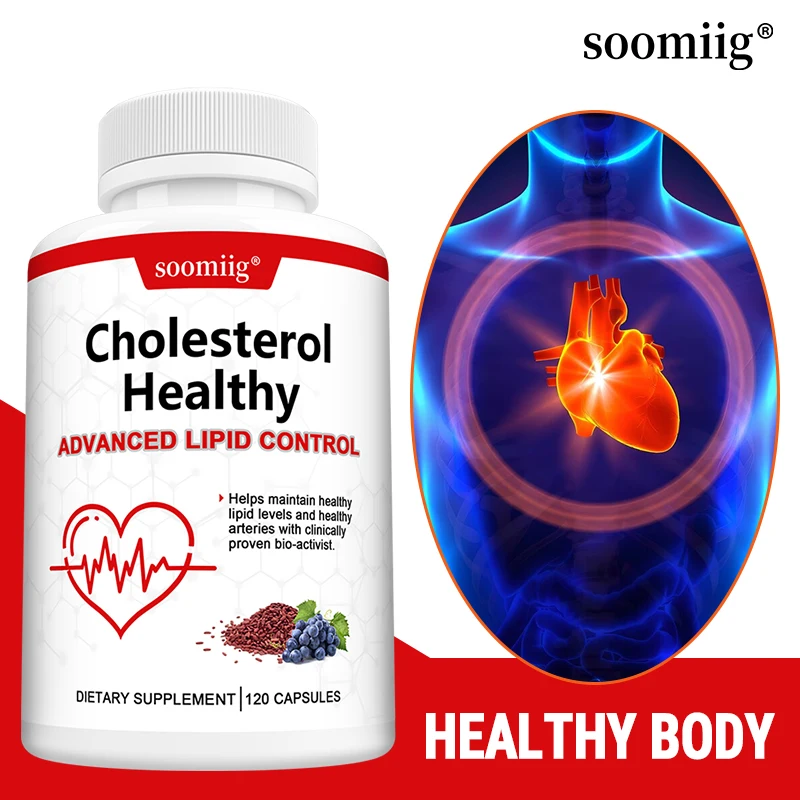 Cholesterol Health Supplement | Supports Healthy Lipid Levels, Heart & Circulatory Wellness, Antioxidant & Metabolism Support
