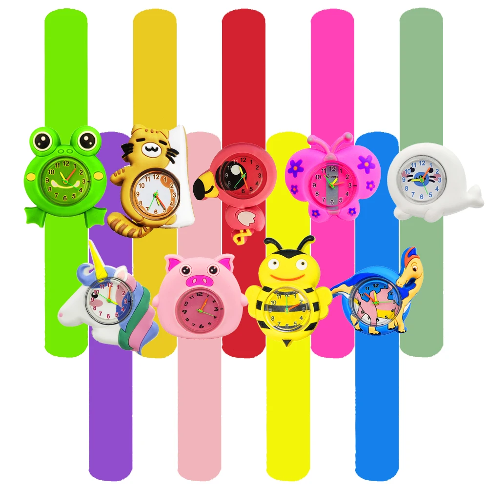 

Butterfly/frog/dinosaur/tiger/flamingo Toys kids Watches Christmas/birthday gifts kindergarten activity gifts Children's Watch