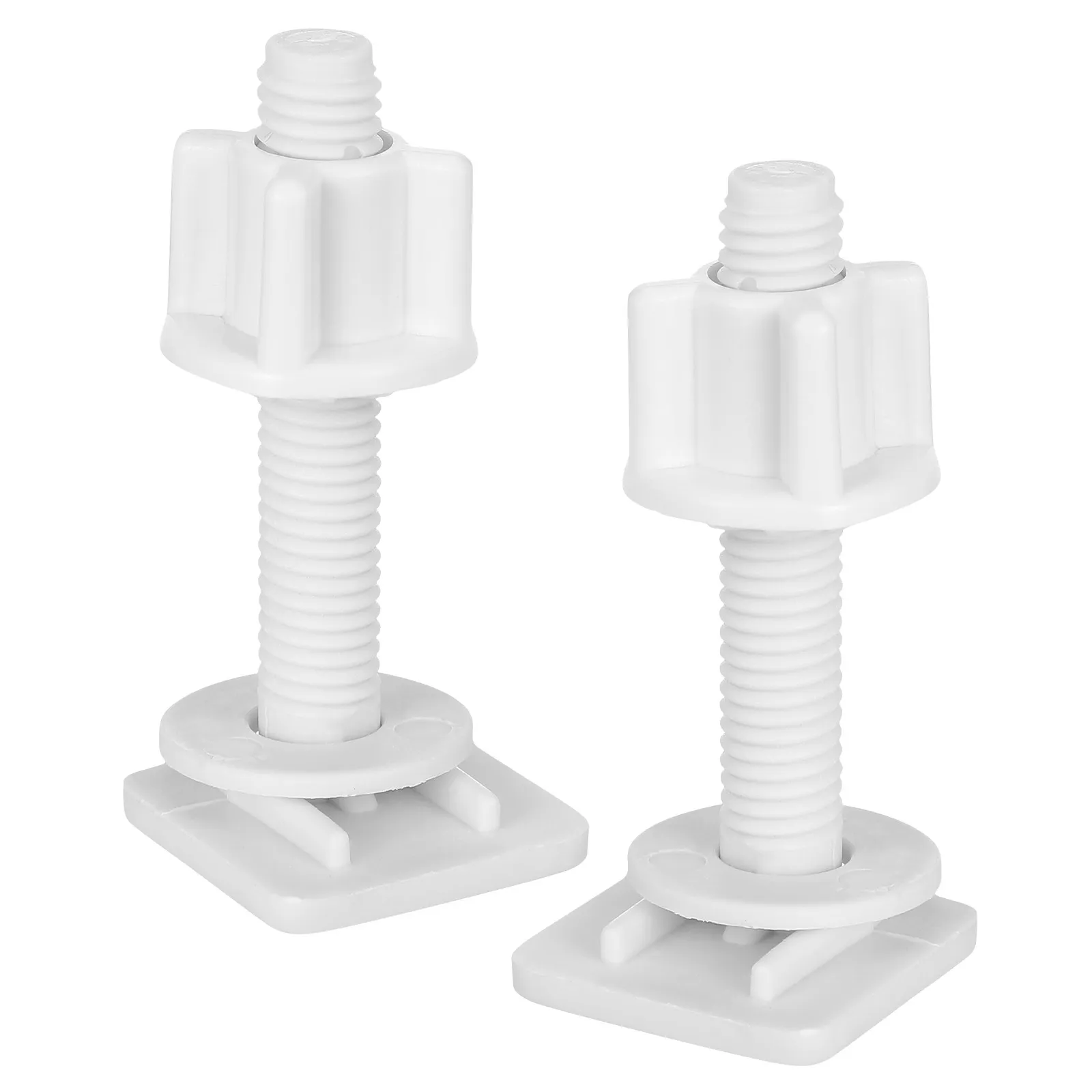 

Комплект из 2 пластиковых винтов и гаек для унитаза, 27x27 мм, для надежного крепления крышки, набор крепежных элементов