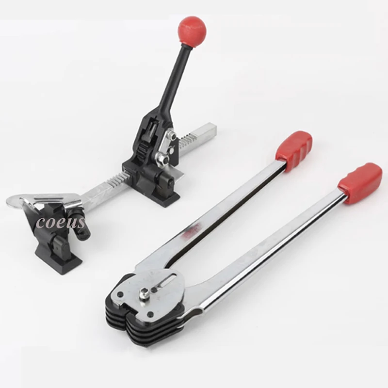 

Manual Sealless Steel Strapping Machine Bander Belt Packaging Machine Binding Tool