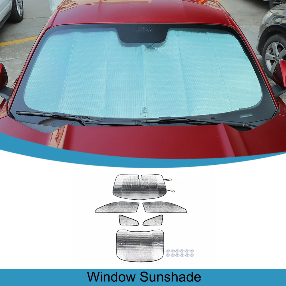 

Car Windshield Window Sunshade Visors Sun Shade for Ford Mustang 2015 2016 2017 2018 2019 2020 2021 2022 Interior Accessories