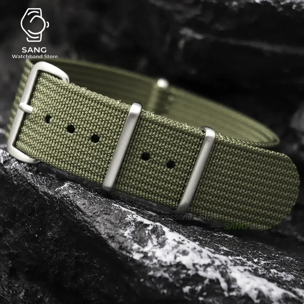 18 mm, 19 mm, 20 mm, 22 mm, geripptes Premium-Nylon-Uhrenarmband für Omega, Militär- und Freizeitarmband für Seiko, Army Sport, Ersatzarmband – Detail 6
