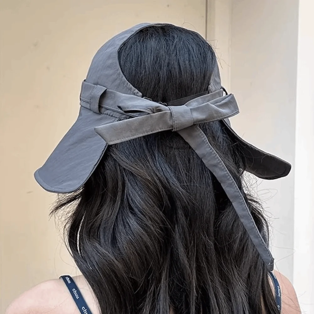 

Stylish Large Brim Bucket Hat Thin Foldable Fisherman Hat Breathable Summer Cap Women