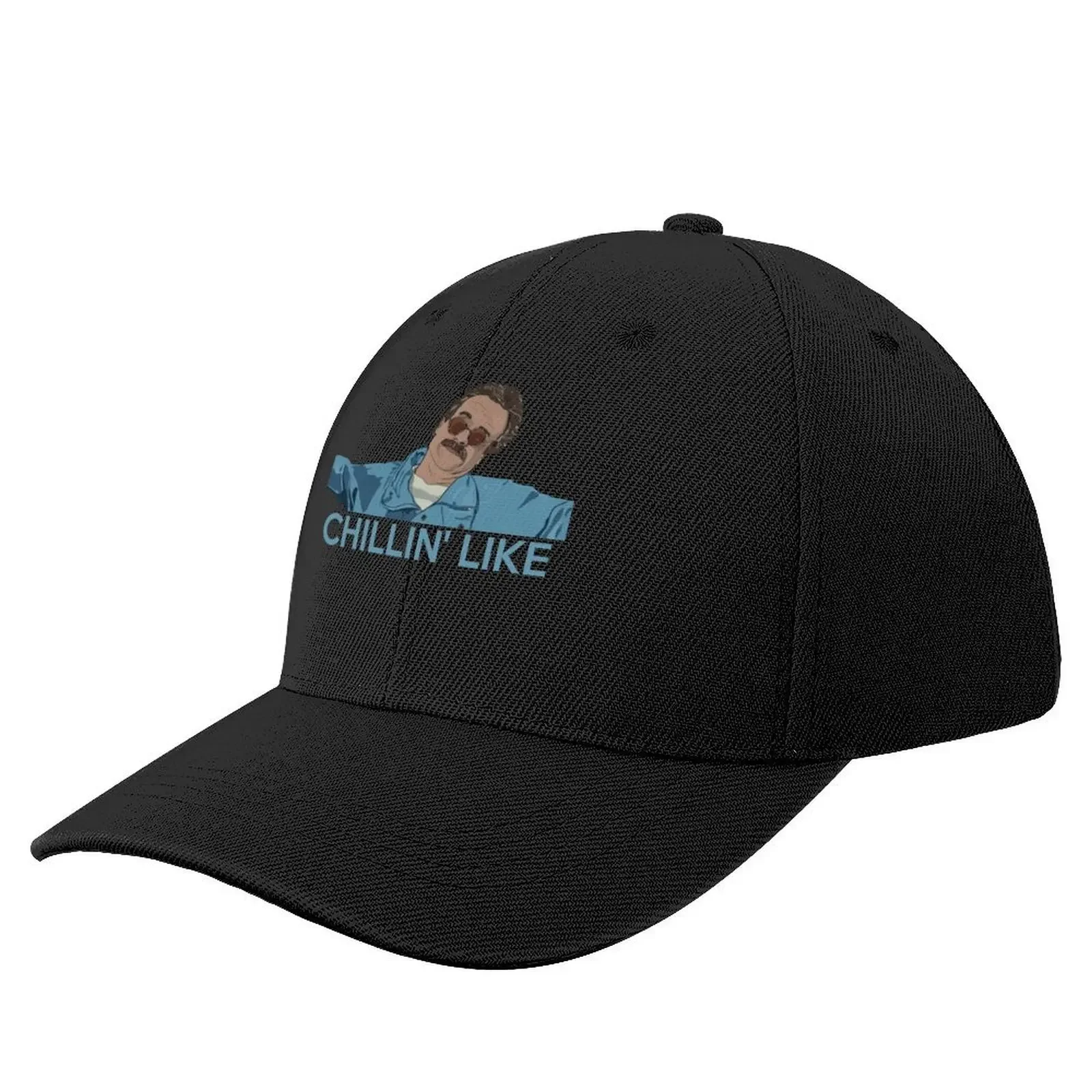 Weekend at Bernies, Chillin Like, Bernies Baseball Cap Snapback Cap Trucker Cap fishing hat Big Size Hat Women Hats Men's