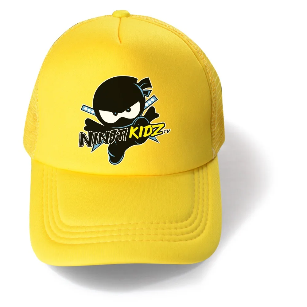 Moda crianças boné de beisebol outono primavera bebê meninos meninas chapéus dos desenhos animados snapback crianças hip hop chapéu ninja kidz sol bonés