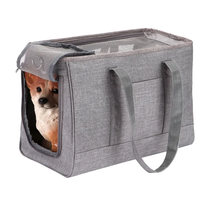 Breathable Pet Dog Carrier Bag Portable Puppy Mesh Bag Backpack Outgoing Travel Pets Carrier Handbag for Small Dogs Cats