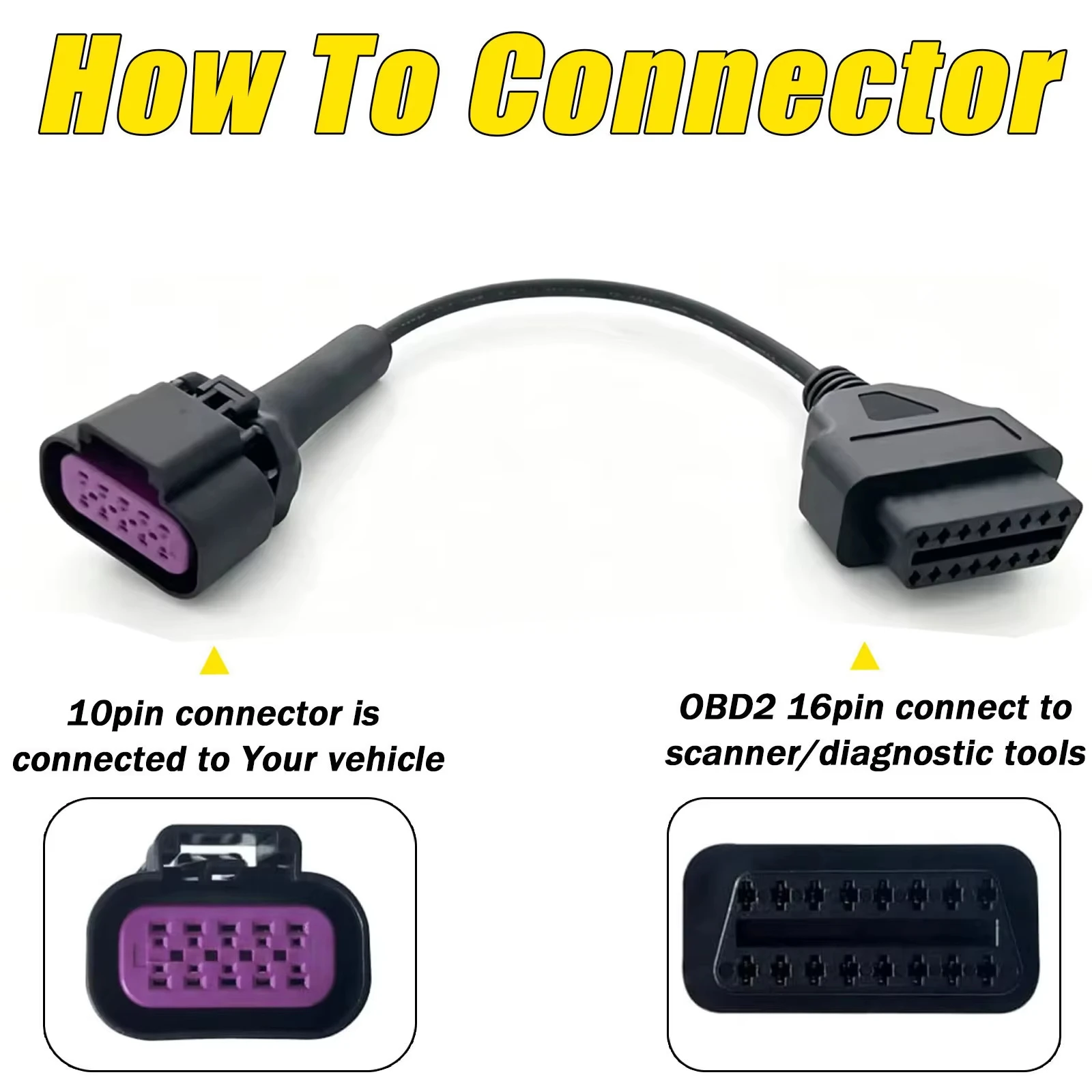 10-Pin-Diagnosekabel ersetzt Jaltest JDC617A für Mercury Mercruiser Marine/DTS Marine-Diagnosescanner OBD2-Adapterkabel – Detail 3