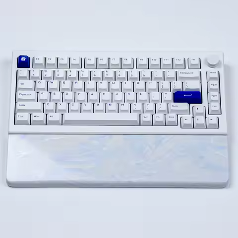 Quartz Mechanical Keyboard&nbsp;palm Rest Custom for 60/68/84/980 Wrist Rest Comfortable Blue White Green Gray Keyboard Accessories