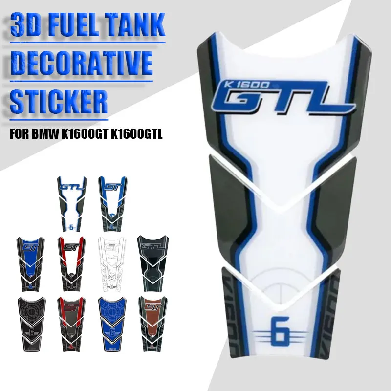 Tank P Sticker Motorcycle Accessories 3D Fuel Tank Pad Protection Decal Sticker Box for BMW K1600GT K1600GTL K1600 GT K1600 GTL