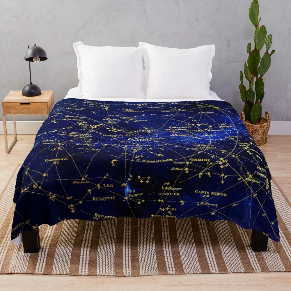 

Star map Throw Blanket Heavy Bed Fashionable heavy to sleep Blankets