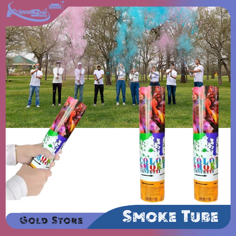 

2/4/6pcs Colorful Powder Launcher Revelation Baby Gender Cannon Party Decoration Opening Celebracion Atmosphere Prop 8 Colors