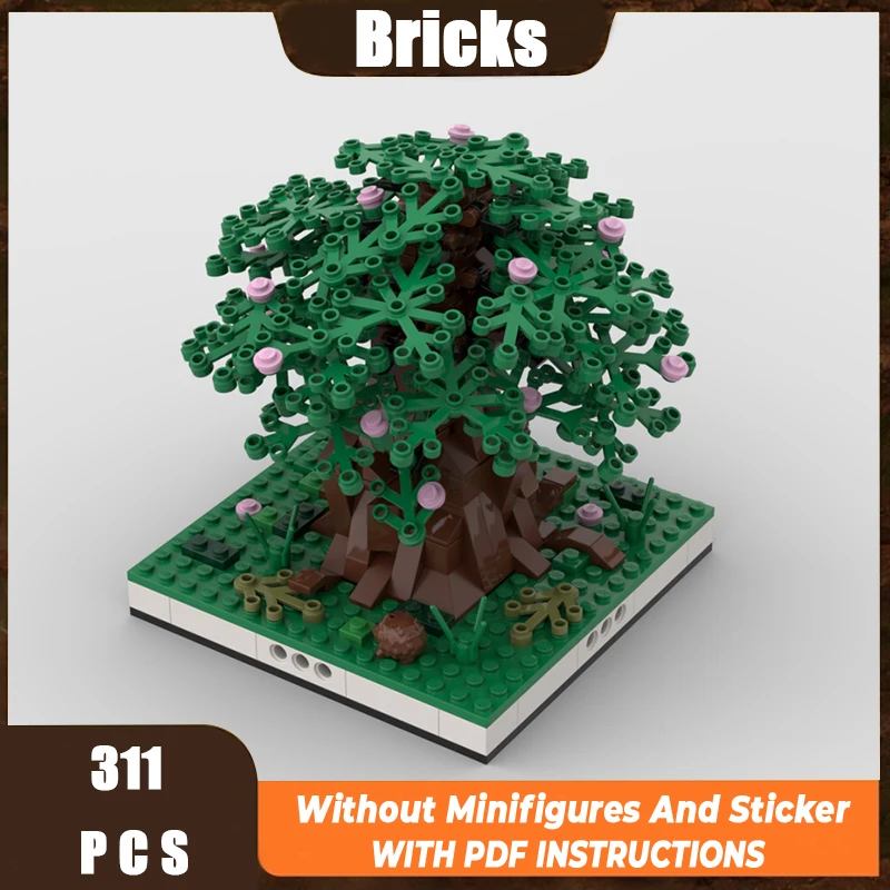 Squisito nuovo prodotto MOC Building Blocks, tecnologia modello di pianta e albero, regali giocattolo modulari per bambini, set di assemblaggio fai-da-te