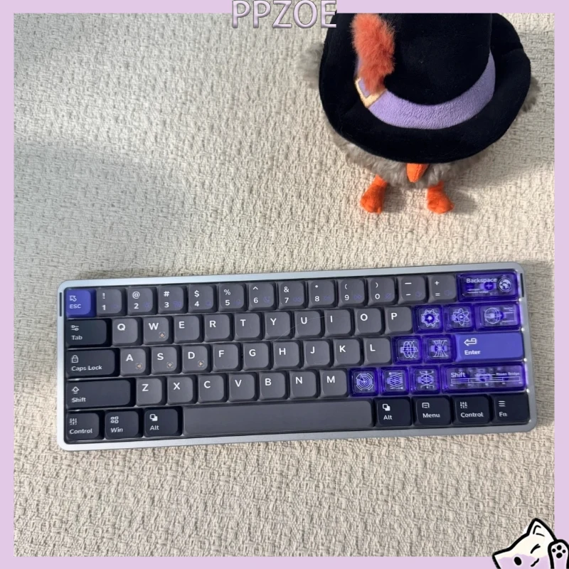 NuPhy Air60 HE  Magnetic Keyboard 61 Keys Wired Hall Effect for Valorant,0.125ms Response Low Profile Gaming Keyboard for FPS