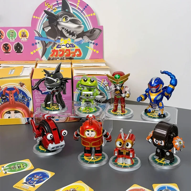 

Подлинная TOPTOY BNFQ Xiaobao Second Bullet Series Shark Chili Kabuda Surprise слепая коробка модный игровой орнамент подарки-сюрпризы