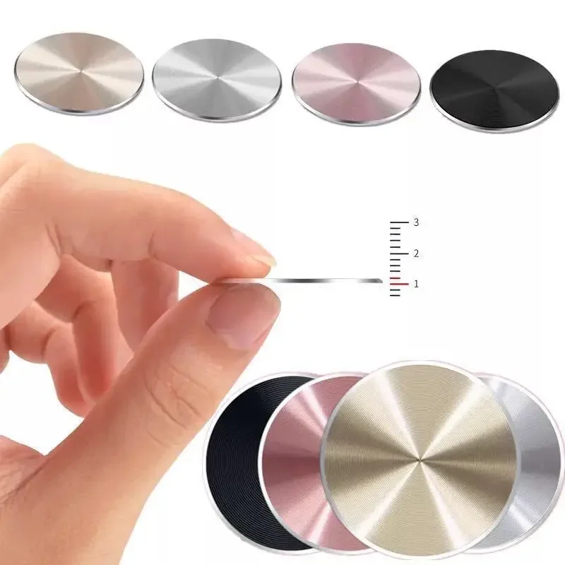 حامل حامل هاتف مغناطيسي للسيارة ، قرص لوح معدني ، لوح حديد ، ملحقات حامل هاتف محمول مغناطيسي ، ملصق آيفون جديد