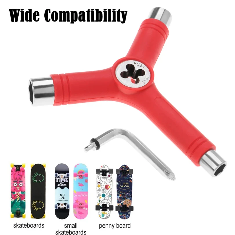 1PC Y-Type Allen Key Phillips Head Wrench Screwdriver Skateboard Tools Multi-Functional Y Shape Skate Tools Accessory Wholesale