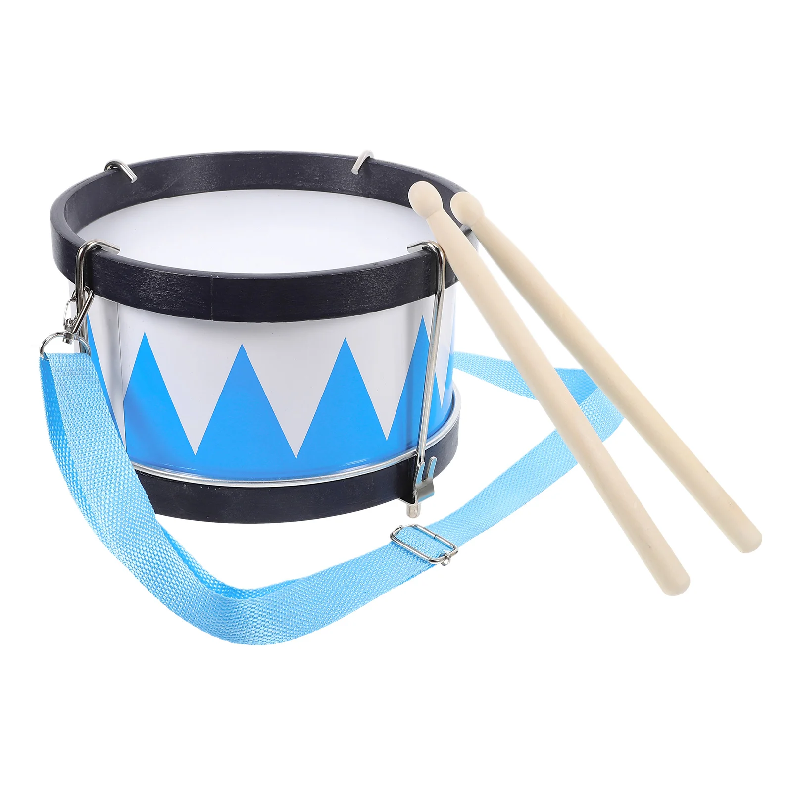 

Snare Drum Music Toys Metal for Kids Percussion Kit Double Sided Wood Instruments Baby