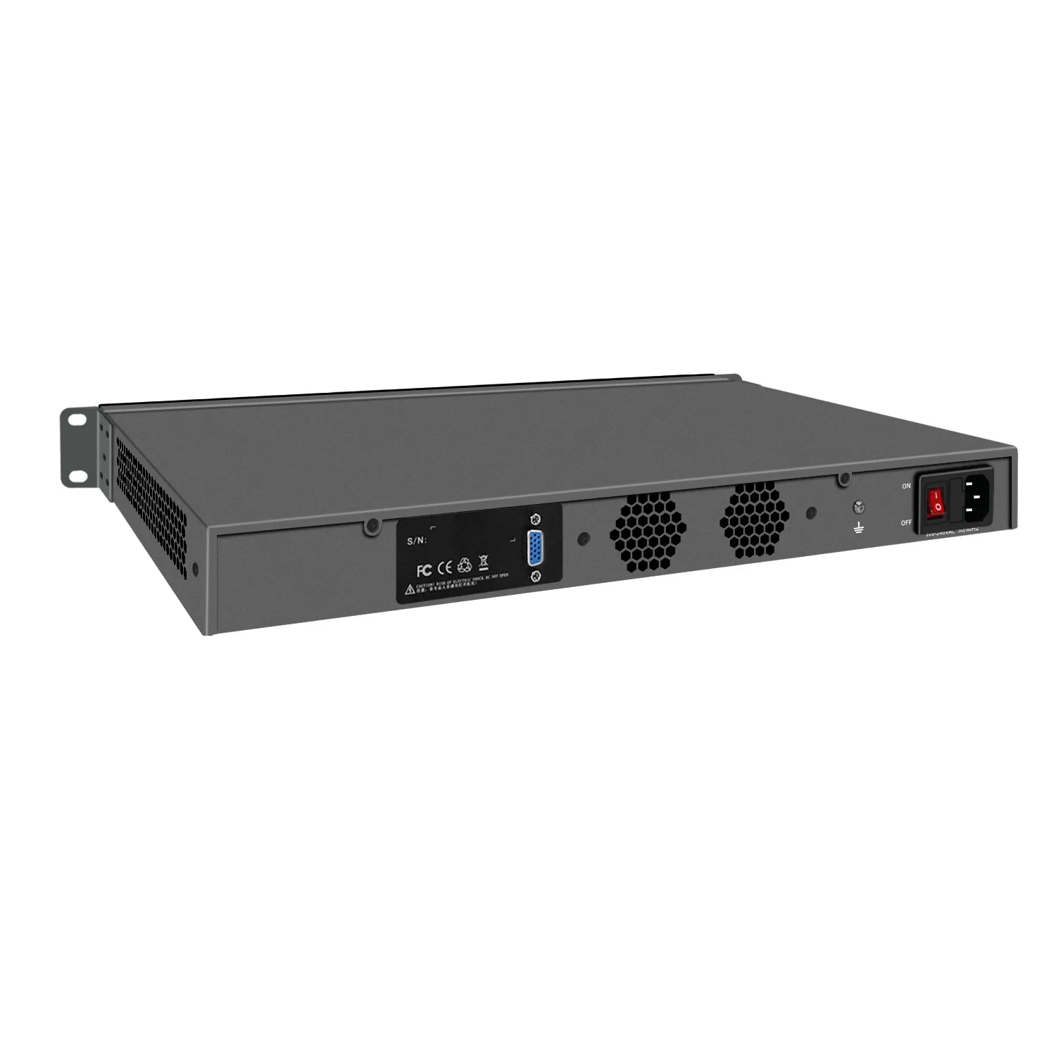 BKHD 2025 Firewall Hardware Gateway Servidor de segurança 1U 19 Polegada montado em rack N100 N305 RJ45 1G/10G SFP + 4G/WIFI/BL GPIO TPM