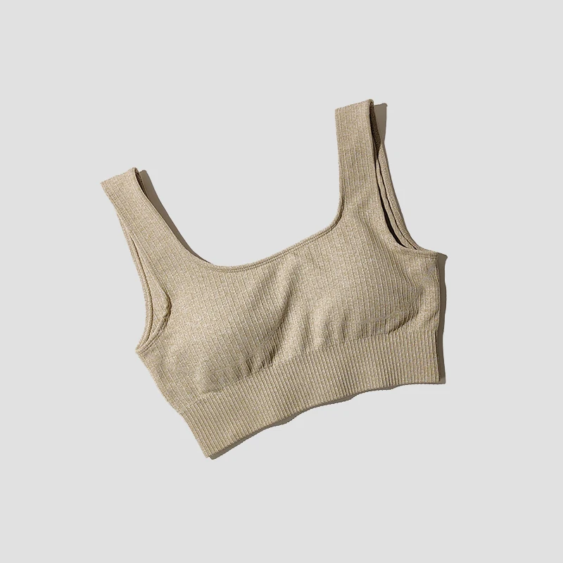Yoga Bra Vital Seamless Sports Bra Medium Support Running Racerback Sport Woman Fitness Vest Type Brassiere Bra Top Activewear