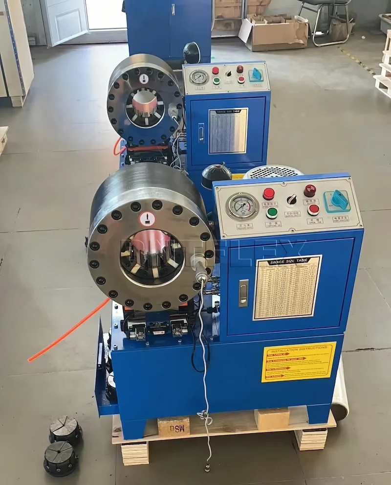 Portable Manual Hand Hydraulic Rubber Hose Crimping Machine Portable Hose Crimper for Rubber Product Making