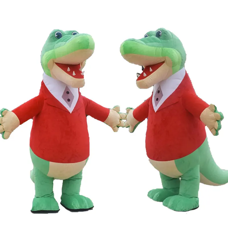 Giant Inflatable Crocodile Mascot Costume for Adult Cosplay