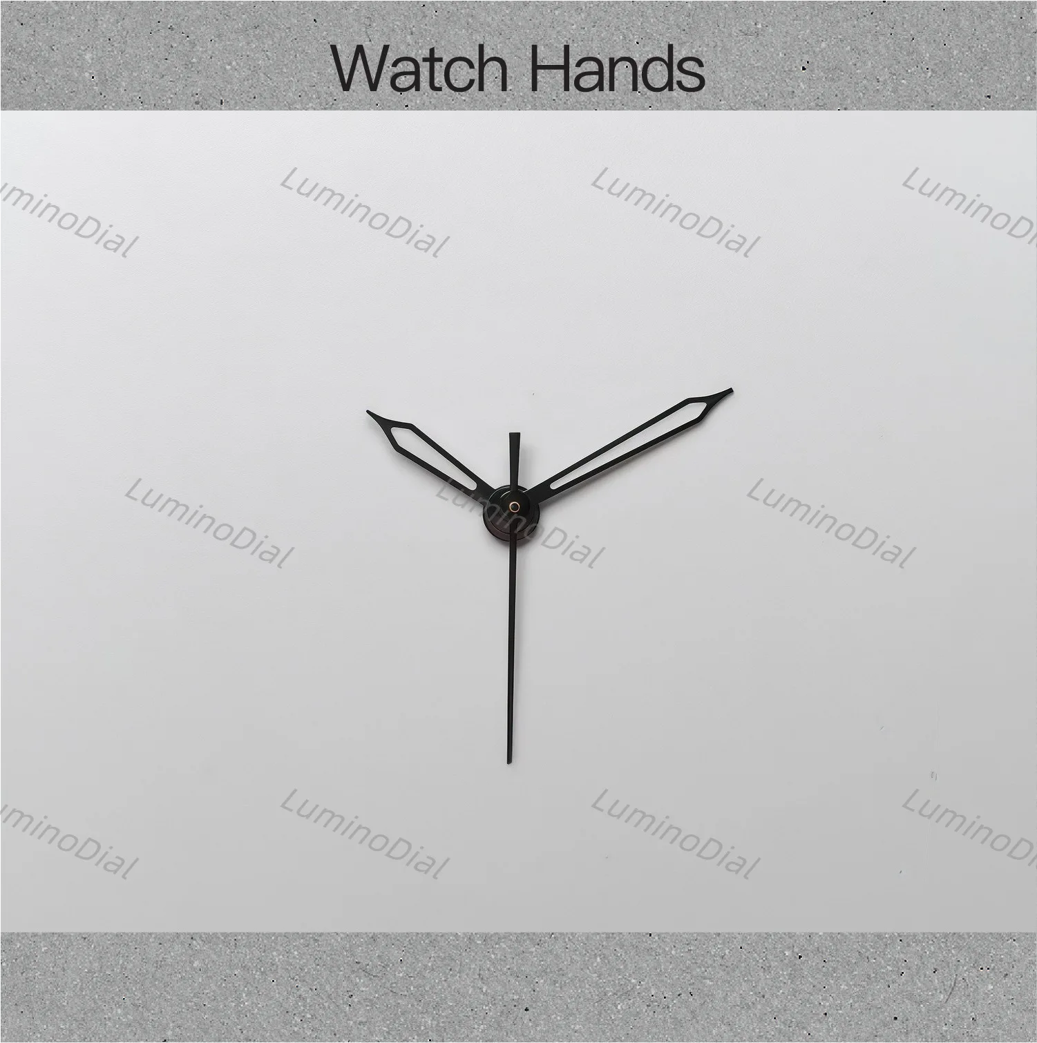 مضيئة حافة سوداء ساعة يد بيضاء الأيدي 7*10*10 مللي متر اكسسوارات الساعات لعيار NH35/NH36 #2