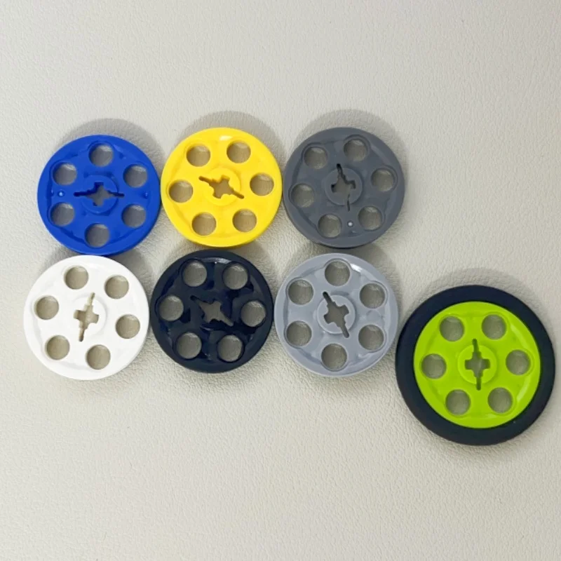 20PCS 4185 Wedge Belt Wheel Pulley Bricks Toys For Technical MOC Buildings Blocks Compatible High-Tech Gift