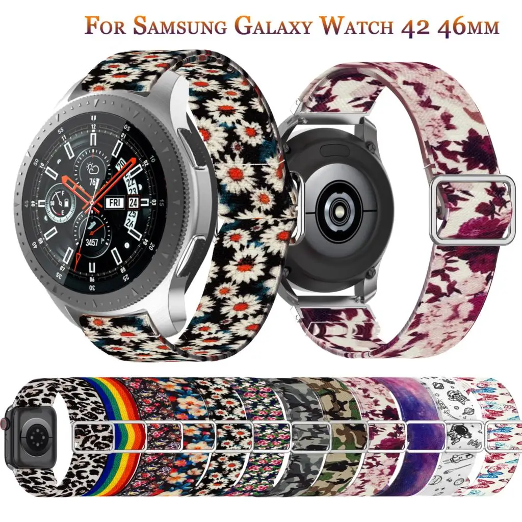 20/22mm band For Galaxy Watch 3 45mm/46mm/42mm/active 2 Samsung Gear S3 Frontier Nylon Bracelet Huawei watch GT 2 2e pro strap