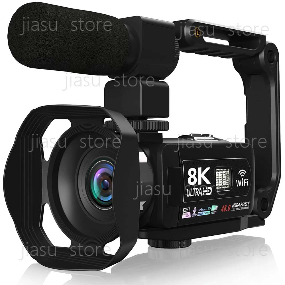 

Professional 8k digital camera, compatible with night vision and 18X time-lapse wireless live broadcast