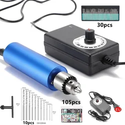 13000rpmElectric Mini Hand Drill Motor Brushless Variable Speed Electric Rotary Tool Powerful Cutting Polishing Grinder Engrave