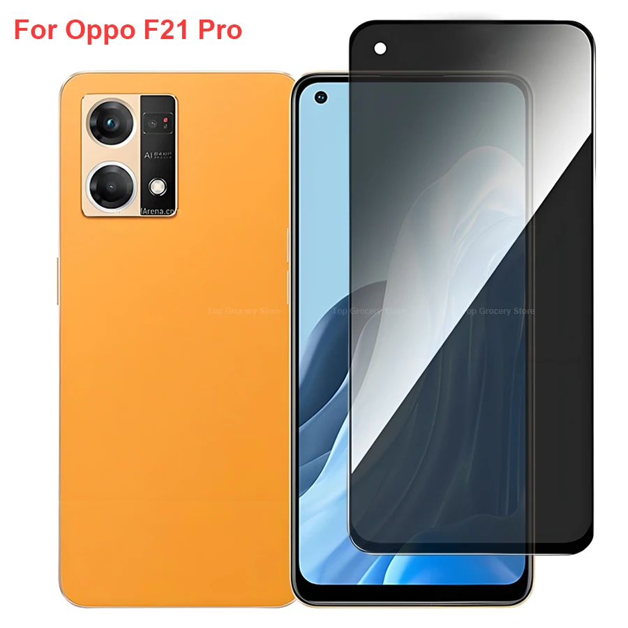 

For Oppo F21 Pro 5G Anti Spy Privacy Tempered Glass Screen Protector Compatible For OppoF21 Pro 5g Full Cover Screen Phone Film