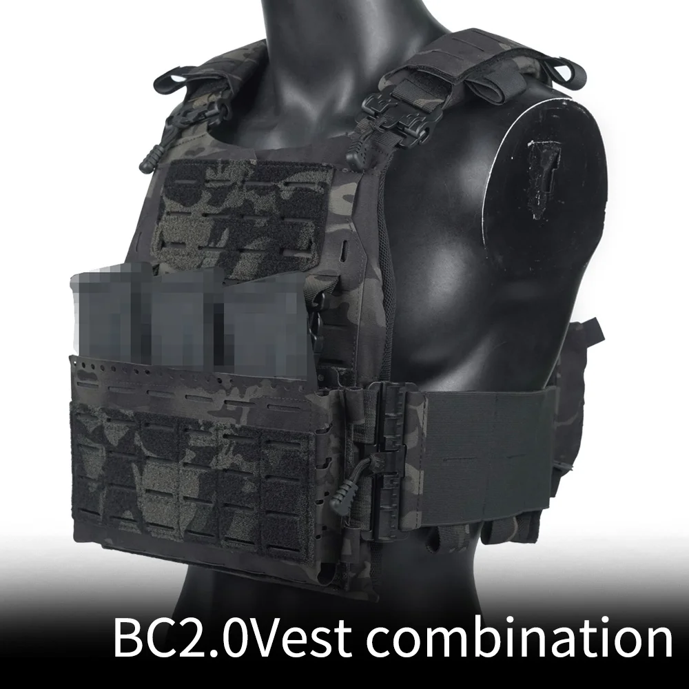 DMgear Tactical Vest BC2 Plate Carrier Combination Lightweight Airsoft Gear Paintball Hunting Equipment Wargame