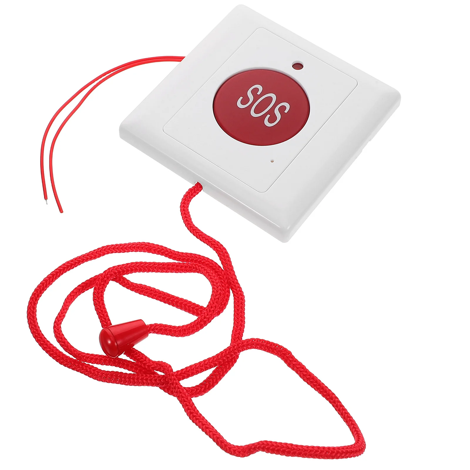 Emergency Call Button For Elderly With Cord Compact Size For Home Outdoor Safety Alarm Device