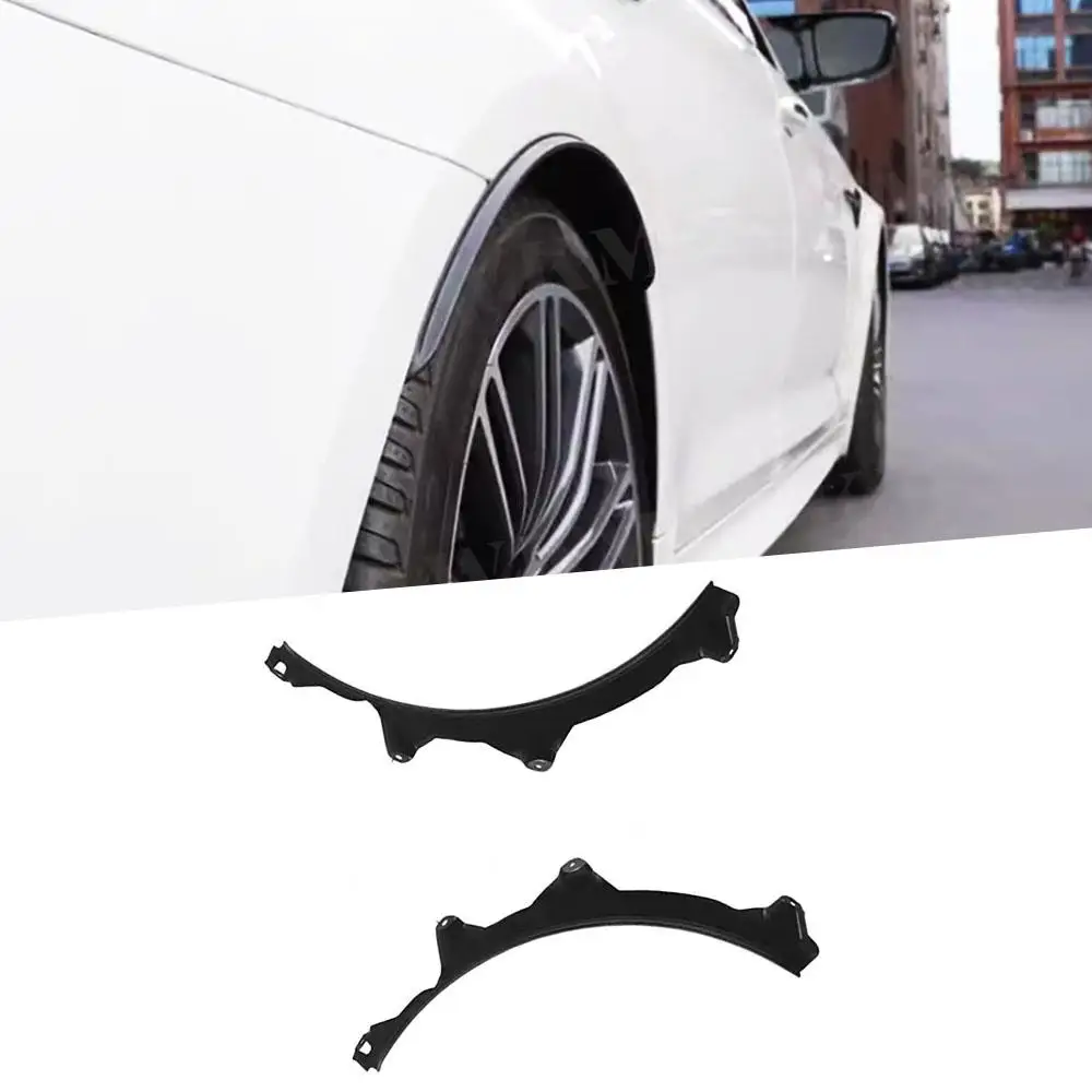 

Rear Wheel Eyebrows Fender Flares Mudguards for BMW 5 Series G30 G38 2017 + Car Fender Covers Trim Styling Accessories ABS Black