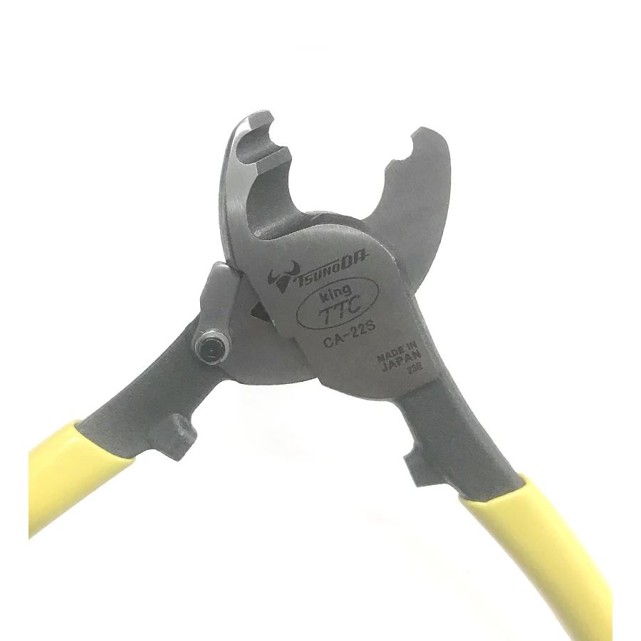 Imagem -05 - Tsunoda-ttc Spring Loaded Cabo Cutter iv Alicate de Corte Capaz de Cortar Cabo de Cobre Ca22s 162 mm