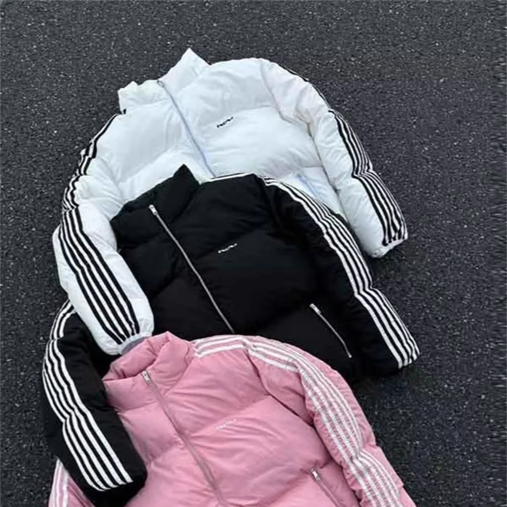 Winter new street Y2K style suitable for both men and women, casual and comfortable, loose thick jacket cotton clothing